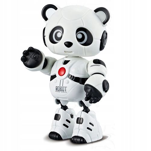 INTERAKTYWNY ROBOT PANDA MÓWI POWTARZA GRA ŚWIECI ZABAWKA DLA DZIECI na Arena.pl