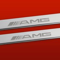 Listwa progowa MERCEDES CLK W209 AMG Stal nierdzewna 304 połysk 2szt