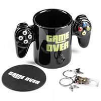 Zestaw prezentowy dla Gracza Nastolatka Game Over Kubek Pad Brelok Exp
