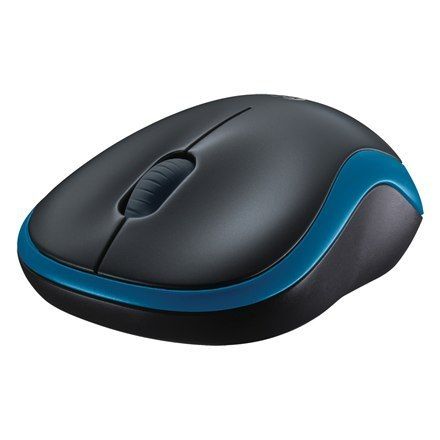 Logitech Mouse M185 Wireless, Blue/ black na Arena.pl