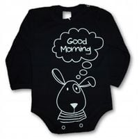 Body czarne długi rękaw 86 bawełna 100%