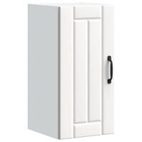 Szafka ścienna kuchenna Lucca Biała, drewno klejone