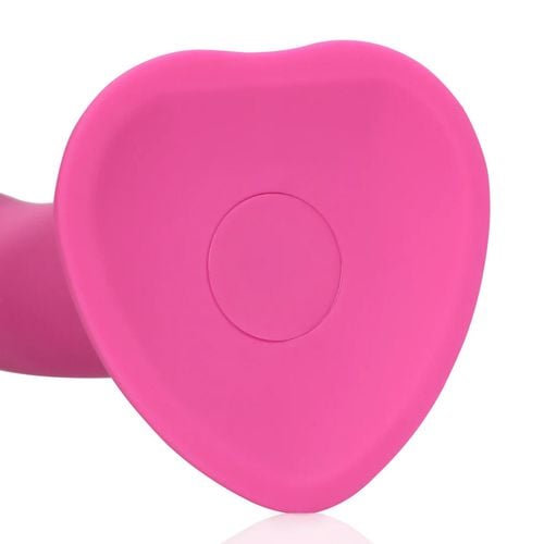 Non-Phallic Vibrating Dildo - Medium - Powerful Pink na Arena.pl