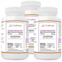 AKTYWNY KWAS FOLIOWY400µg Folian 5-MTHF 3x120kaps.