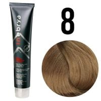 Inebrya farba do włosów, koloryzacja trwała, 100 ml 8 jasny blond czysty