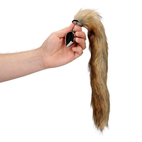Fox Tail With Metal Butt Plug zdjęcie 9