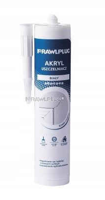 uszczelniacz akrylowy biały, 300ml na Arena.pl