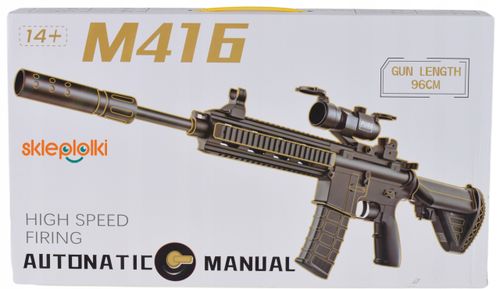 DUŻY KARABIN AUTOMAT 2W1 IMPONUJĄCY DESIGN REALISTYCZNY CELNY TRAFNY ZESTAW na Arena.pl