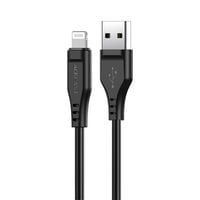kabel przewód do iphone mfi usb - lightning 2.4a 1.2m czarny