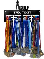 Wieszak na medale GOLF twoje imię dowolny tekst 302.1
