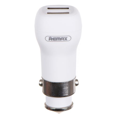 Ładowarka samochodowa REMAX 2XUSB 2,4A - Biały na Arena.pl