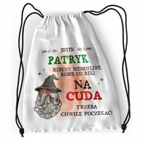 Plecak Dla Patryka Sportowy Szkolny Worek Torba Z Nadrukiem Ze Zdjęciem