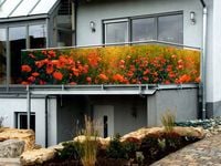 Osłona balkonowa przysłona siatka NA WYMIAR nadruk kwiatowy