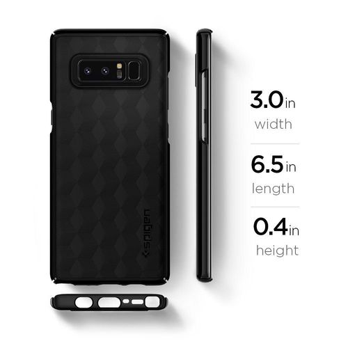 Spigen Thin Fit Etui Galaxy Note 8 N950 czarne na Arena.pl