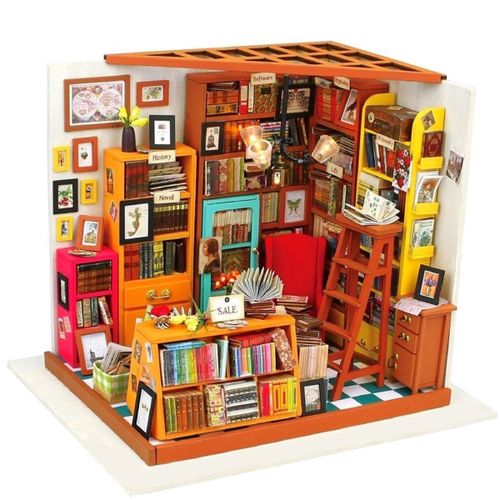 ROBOTIME Składany Malowany Model Mini Biblioteka na Arena.pl