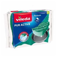 vileda gąbka do naczyń pur active 2 szt. - bhp hic 0257