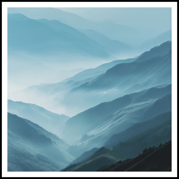 Plakat 90x90cm Między Chmurami zdjęcie 3