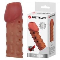 nakładka przelotowa na penisa pretty love tpr wodoodporna