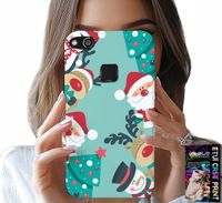 ETUI DO HUAWEI P9 LITE 2016 - MIKOŁAJ, RENIFER BAŁWAN ŚWIĄTECZNE WZORY