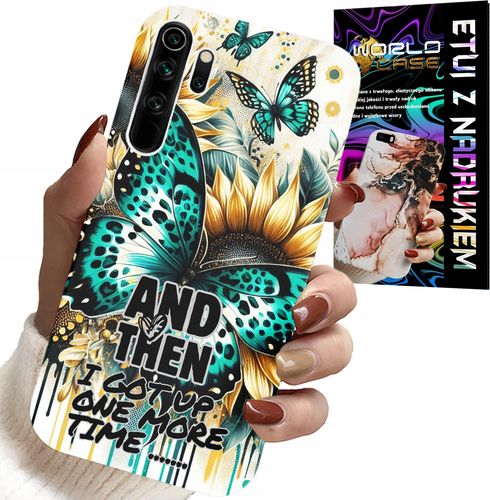 ETUI DO XIAOMI NOTE 8 - AND THEN I GOT UP, KOBIECE WZORY + FOLIA na Arena.pl