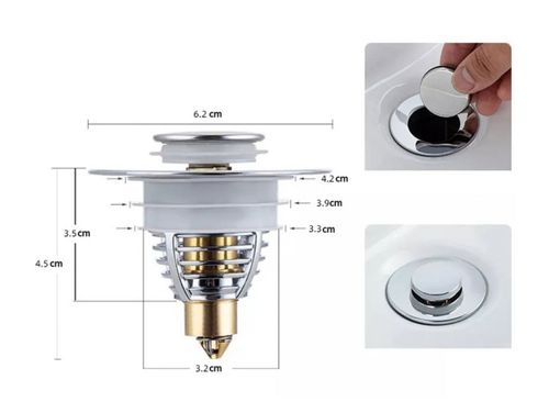 Korek klik-klak do umywalki zlewu uniwersalny na Arena.pl