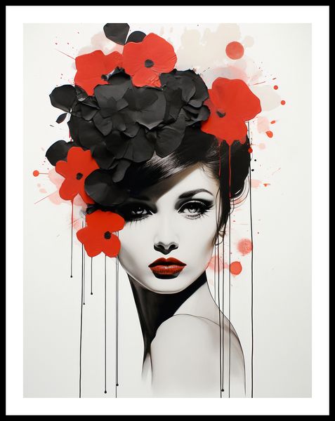 Plakat 50x65cm Kwiatowa Pasja zdjęcie 3
