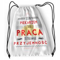 Plecak Dla Piekarza Sportowy Szkolny Worek Torba Z Nadrukiem Ze Zdjęciem