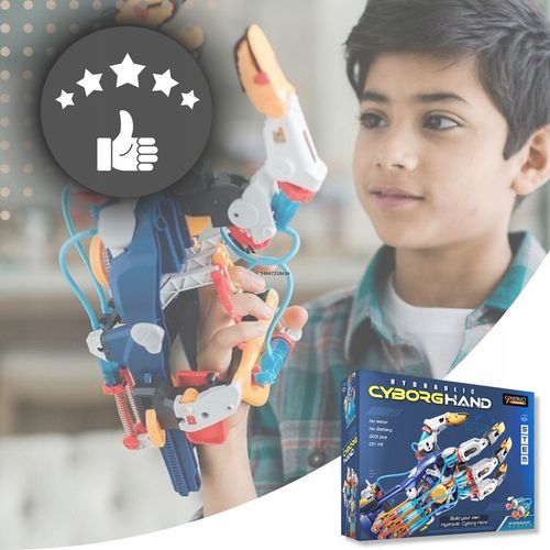 Zabawki Dla Dzieci Interaktywne Edukacyjne Robot Hydrauliczna Ręka Cyborga na Arena.pl