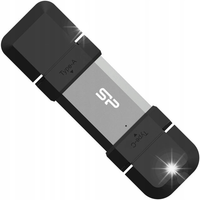 Silicon Power C51 Pendrive 128GB USB-C/USB-A 3.2 Silver 120MB/s