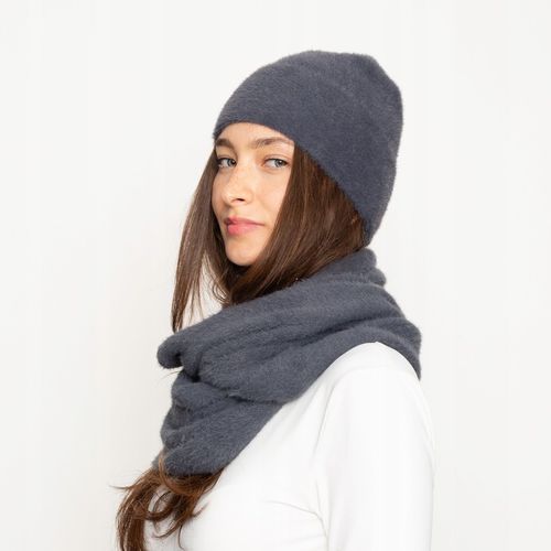 ALPAKA komplet CZAPKA WYWIJANA + KOMIN na Arena.pl