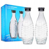 SZKLANA KARAFKA 2SZT BUTELKA 0,6L DO SODA STREAM