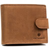Peterson portfel ze skóry naturalnej + brelok na prezent ZESTAW