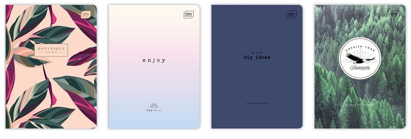 ZESZYT GŁADKI A5 80 INTERDRUK MIX zdjęcie 1