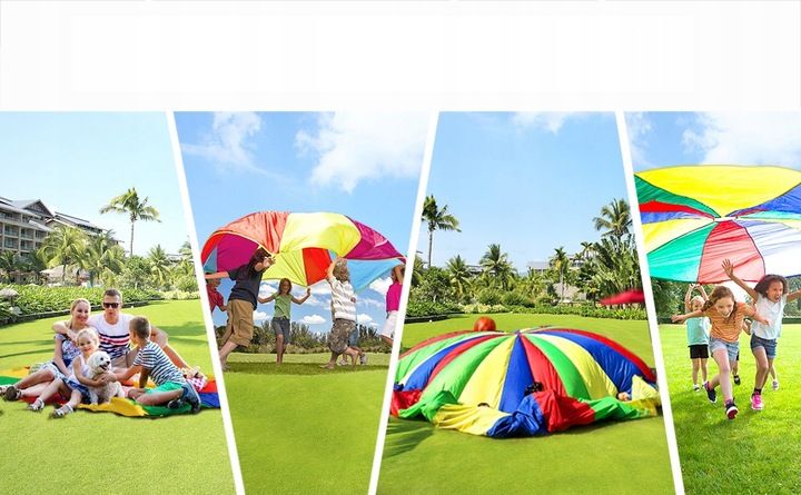 PROFESJONALNA CHUSTA ANIMACYJNA 3m SPADOCHRON + FU zdjęcie 7