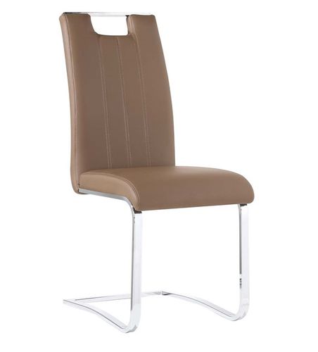 krzesło DC-245 cappuccino/chrom na Arena.pl