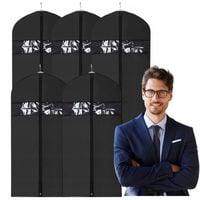 POKROWIEC NA UBRANIA 5 SZT 100x60cm pokrowce odzież koszulę garnitur suknię