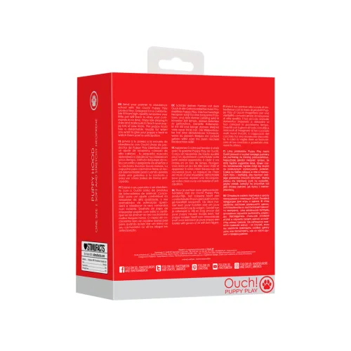 ouch! maska neoprenowa na twarz z odpinanym kagańcem czarna na Arena.pl