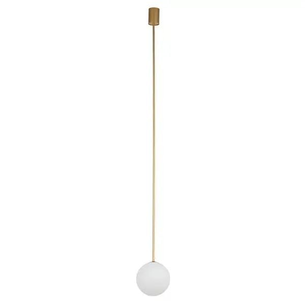 Wisząca lampa Kier 10308 szklana kula ball biała złota zdjęcie 2