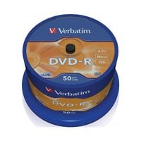 VERBATIM DVD-R 4.7GB x16 OPAKOWANIE SPIN 50 SZTUK