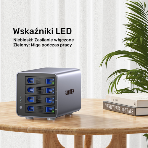 4-dyskowa obudowa RAID 0/1/5/10 / JBOD/ PM Unitek na Arena.pl