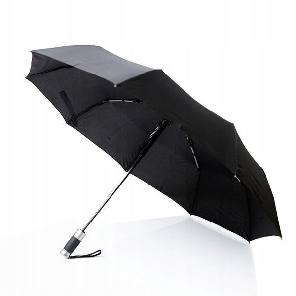 PARASOL PARASOLKA AUTOMATYCZNY WIATROODPORNY CZARNY TIROSS zdjęcie 1
