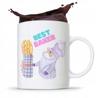 Kubek Prezent Dla Piekarza Cukiernika Best Baker Z Nadrukiem Ze Zdjęciem