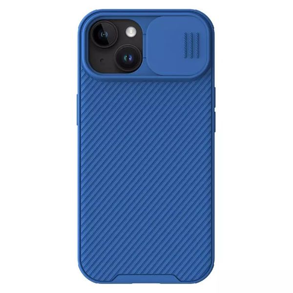 Etui Nillkin CamShield Pro Magnetic do Iphone 15 Plus niebieski zdjęcie 1
