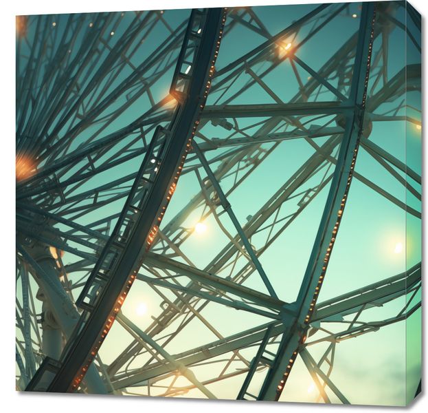 Obraz 70x70cm Światła Molocha zdjęcie 1