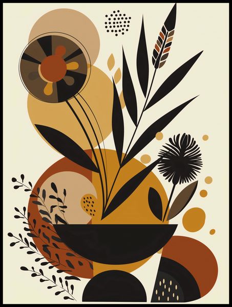 Plakat 75x100cm Ogrody Geometryczne zdjęcie 2