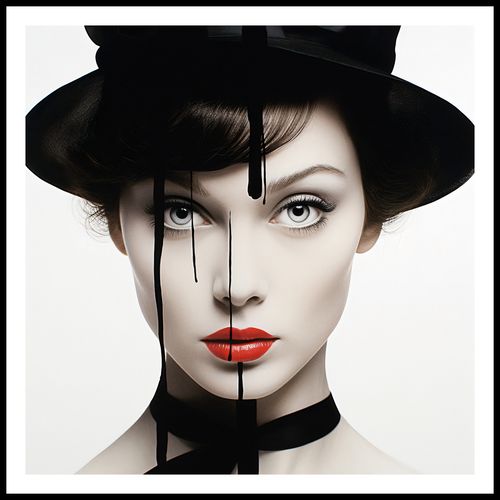 Plakat 70x70cm Atramentowa Aura na Arena.pl