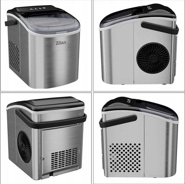 Kostkarka do lodu Zilan ICE MAKER 15KG srebrny/szary 95 W zdjęcie 7