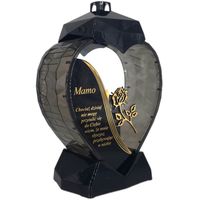 Duży lampion 33cm w kształcie serca z dedykacją dla Mamy z wierszem