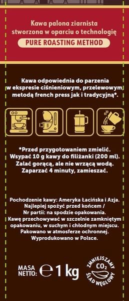 Astra kawa ziarnista Łagodna Tradycyjna 1 kg zdjęcie 4