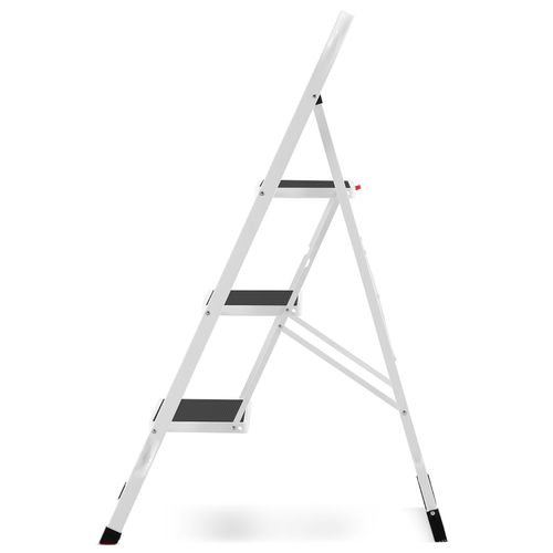 Drabina domowa lekka składana stalowa drabinka schodki 3 stopnie HIGHER BI na Arena.pl